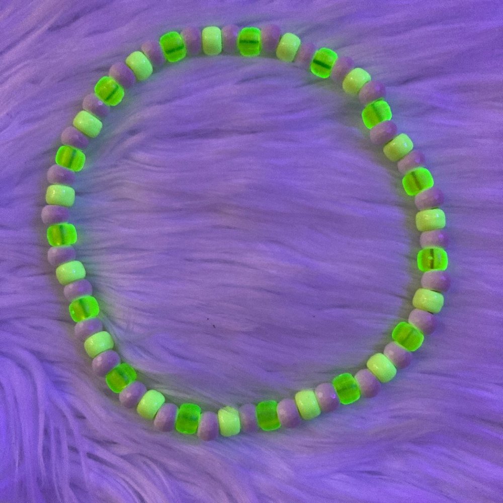 🌀 5/$25 🌀 Handmade Kandi Choker |  C15 - Picture 4 of 6